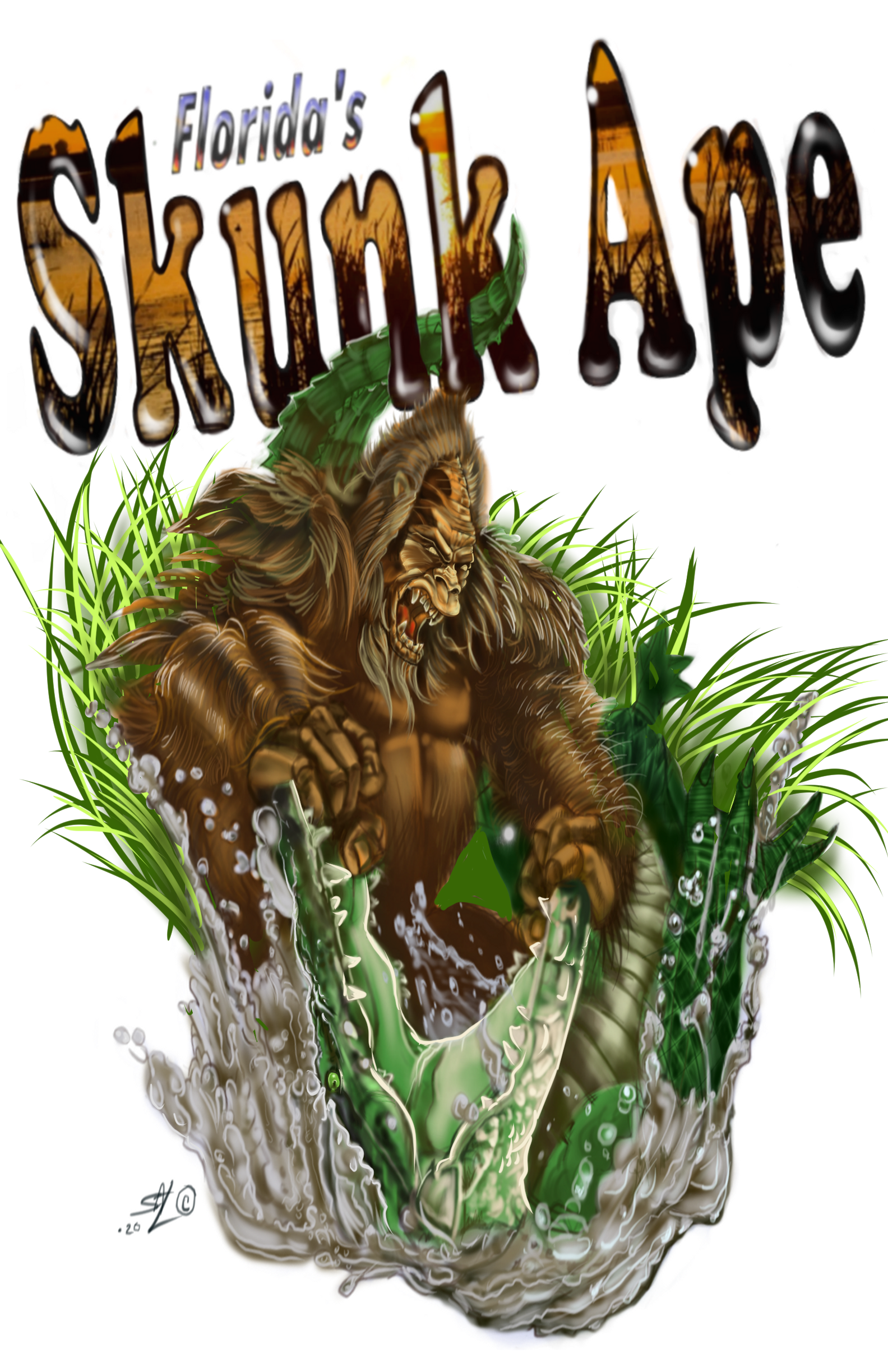 Fla, Skunk Ape